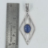 925 Sterling Silver Larimar Pendant