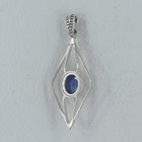 925 Sterling Silver Larimar Pendant