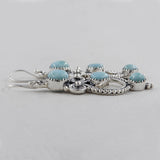 Larimar Silver Earrings