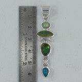 925 Sterling Sliver Ethiopian Opal Pendant