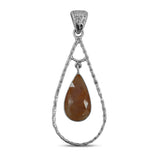 Dendritic Opal Pendant 925 Sterling Silver