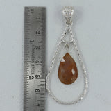 Dendritic Opal Pendant 925 Sterling Silver