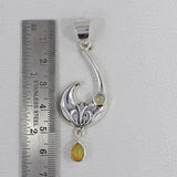 Rainbow Moonstone Silver Pendant