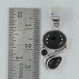 Black Onyx 925 Silver Pendant