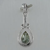 Natural Citrine  925 Silver Pendant