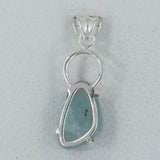 925 Silver Raw Tanzanite Pendant