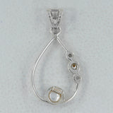 Multi Tourmaline 925 Silver Pendant