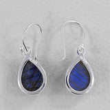 Labradorite Silver Earrings