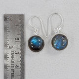 Labradorite Silver Earrings