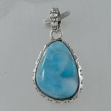 Larimar Gemstone Silver Pendant