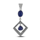 925 Sterling Silver Tourmaline Pendant