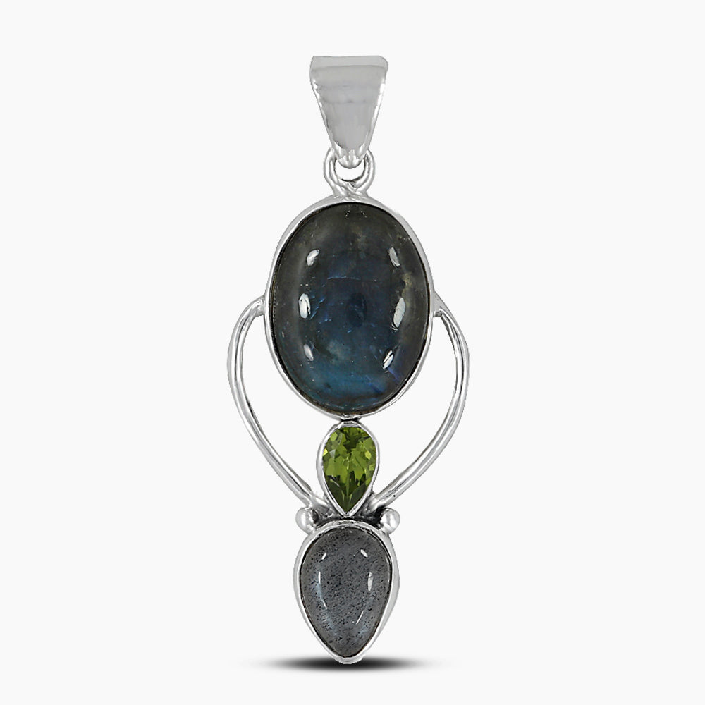 925 Sterling Silver Labradorite Pendants