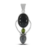 925 Sterling Silver Labradorite Pendant