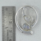 Pink Opal 925 Silver Pendant