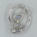 Pink Opal 925 Silver Pendant