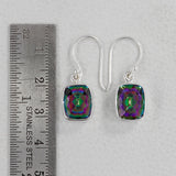 Mystic Quartz Silver Earrings