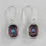Mystic Quartz Silver Earrings