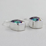 Mystic Quartz Silver Earrings