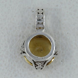 925 Sterling Silver Crystal Pendant