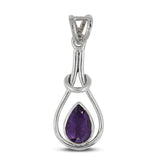 925 Silver Natural Garnet Pendant