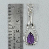 925 Silver Natural Garnet Pendant