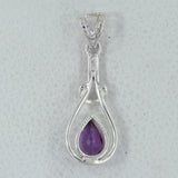 925 Silver Natural Garnet Pendant