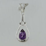 925 Silver Natural Garnet Pendant