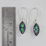 Mystic Quartz Silver Earrings