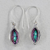 Mystic Quartz Silver Earrings