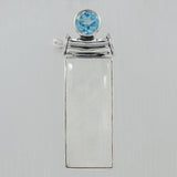 Rainbow Moonstone 925 Silver Pendant