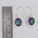 Mystic Quartz Silver Earrings