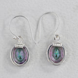Mystic Quartz Silver Earrings