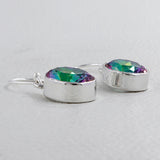 Mystic Quartz Silver Earrings