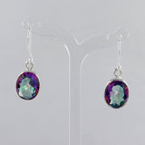 Mystic Quartz Silver Earrings