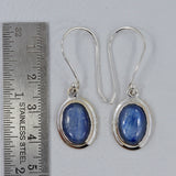 Natural Kyanite Silver Earrings