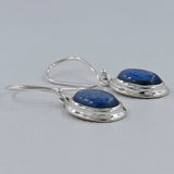 Natural Kyanite Silver Earrings