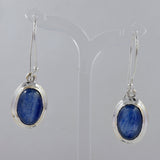 Natural Kyanite Silver Earrings