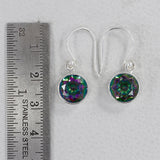 Mystic Quartz Silver Earrings