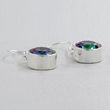 Mystic Quartz Silver Earrings