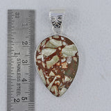 Australian Rainforest Jasper Silver Pendant