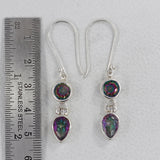 Mystic Quartz Silver Earrings
