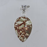 Australian Rainforest Jasper 925 Sterling Silver Pendant