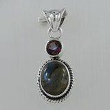 Rainbow Moonstone Pendant