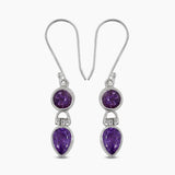 Mystic Quartz Silver Earrings