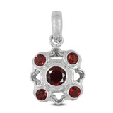 Multi Tourmaline 925 Silver Pendant