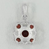 Multi Tourmaline 925 Silver Pendant