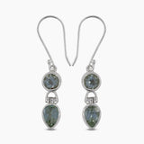 Mystic Quartz Silver Earrings