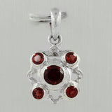 Multi Tourmaline 925 Silver Pendant