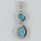 925 Sterling Silver Labradorite Pendant