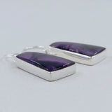 Purple Supper Seven Silver Earrings